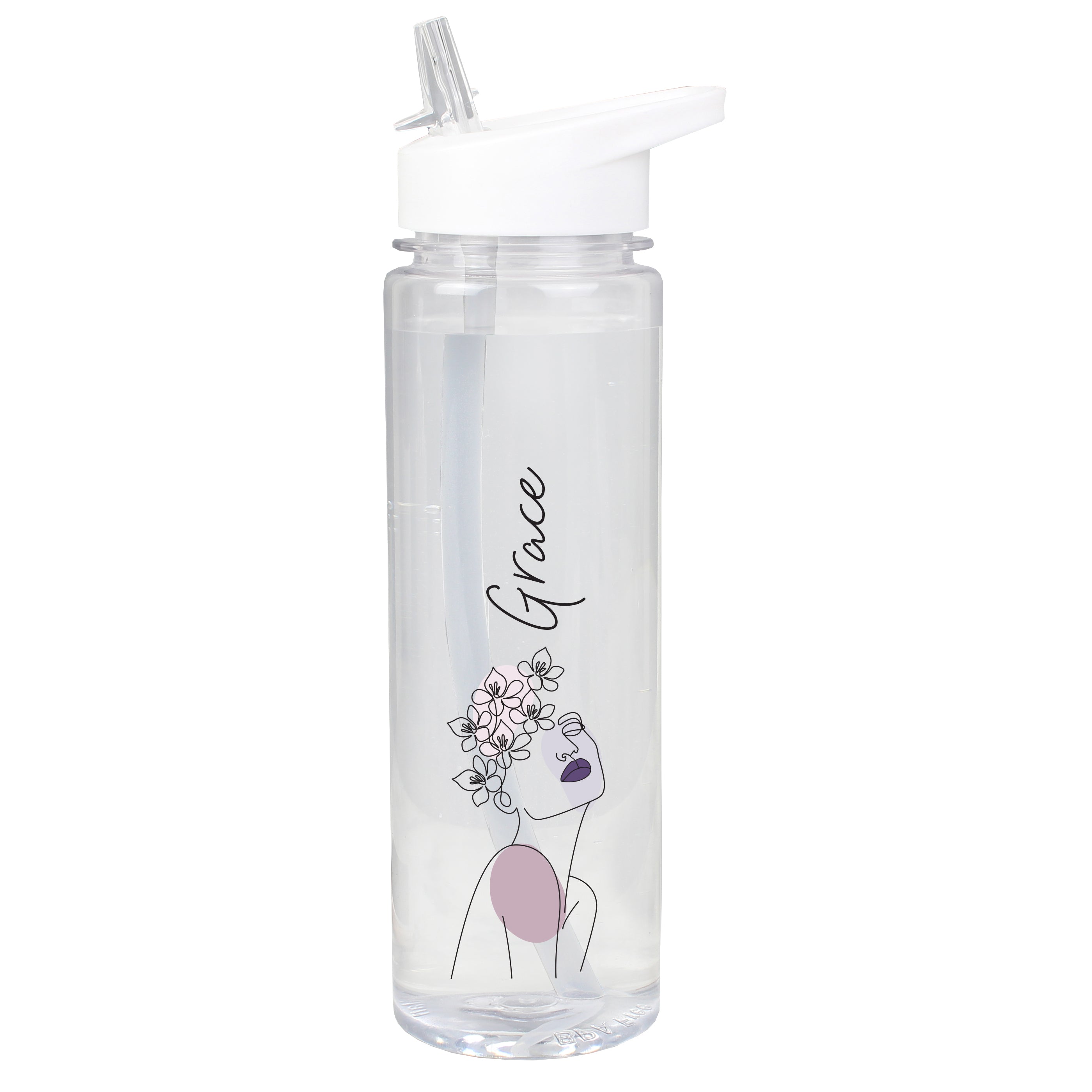 Personalised Natalia Line Art Drinks Bottle