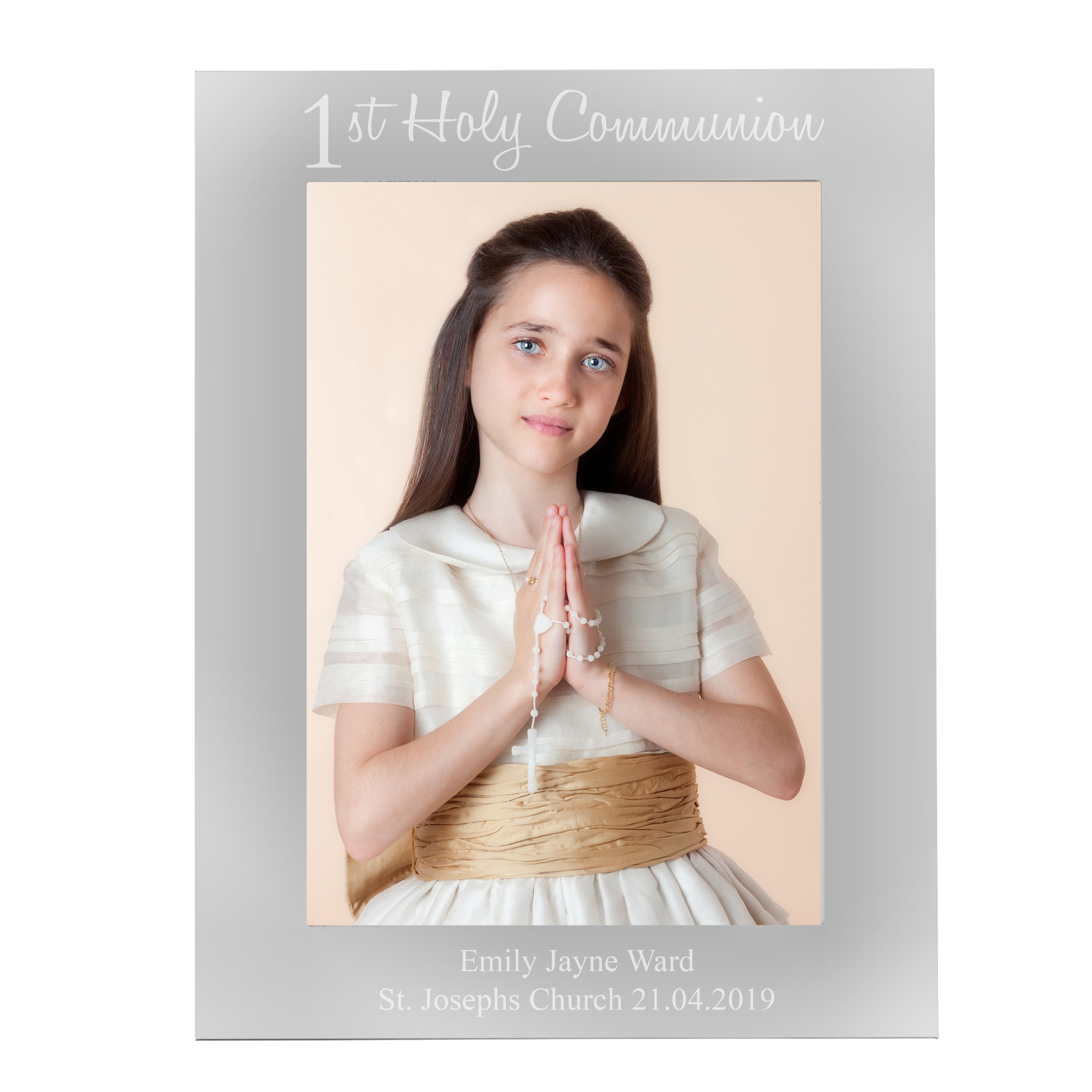 Personalised First Holy Communion 7x5 Photo Frame