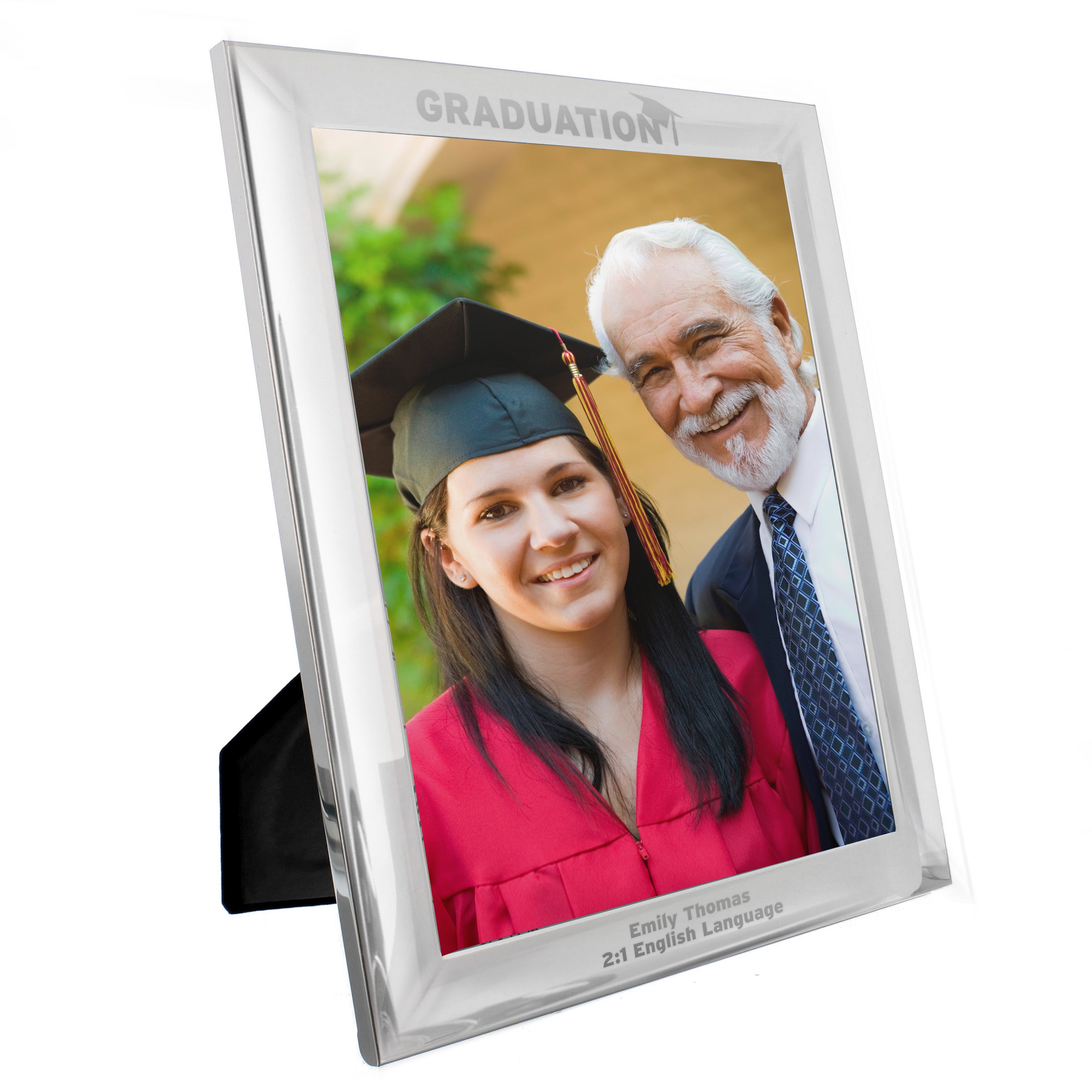 Personalised Graduation 8x10 Silver Photo Frame