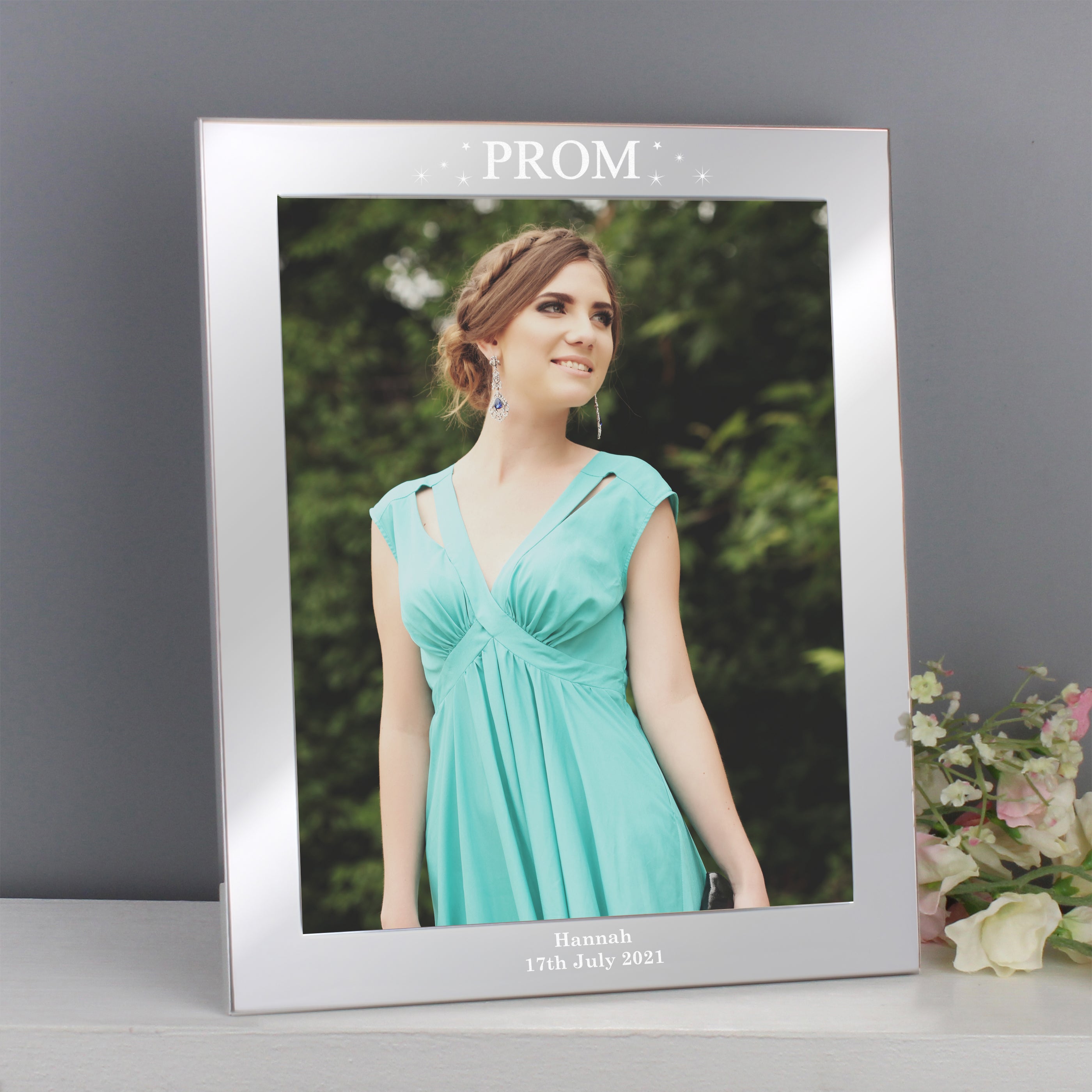 Personalised Prom Night 8x10 Silver Photo Frame