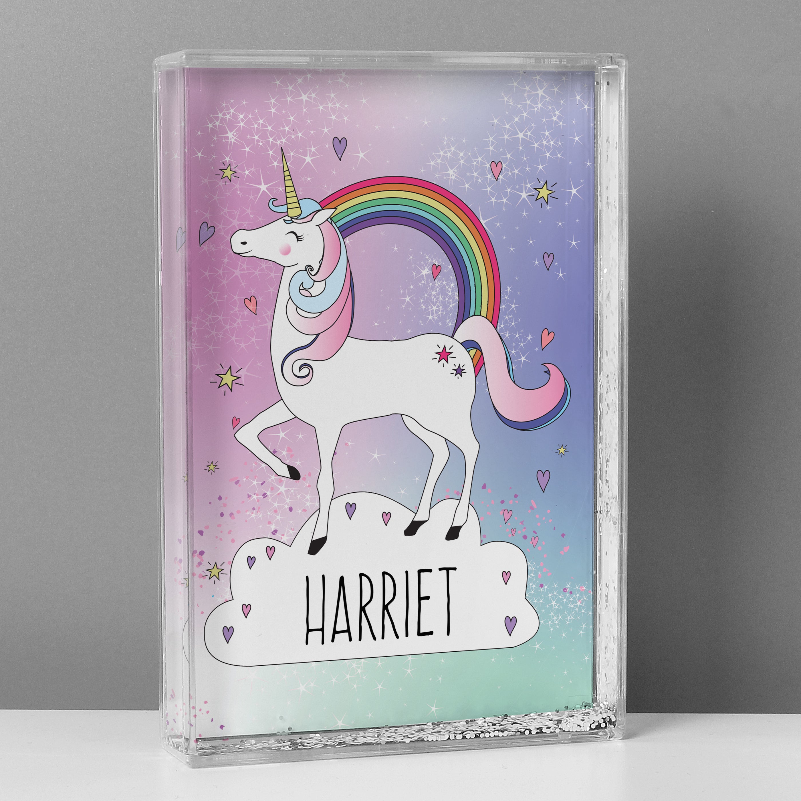 Personalised Unicorn Glitter Shaker
