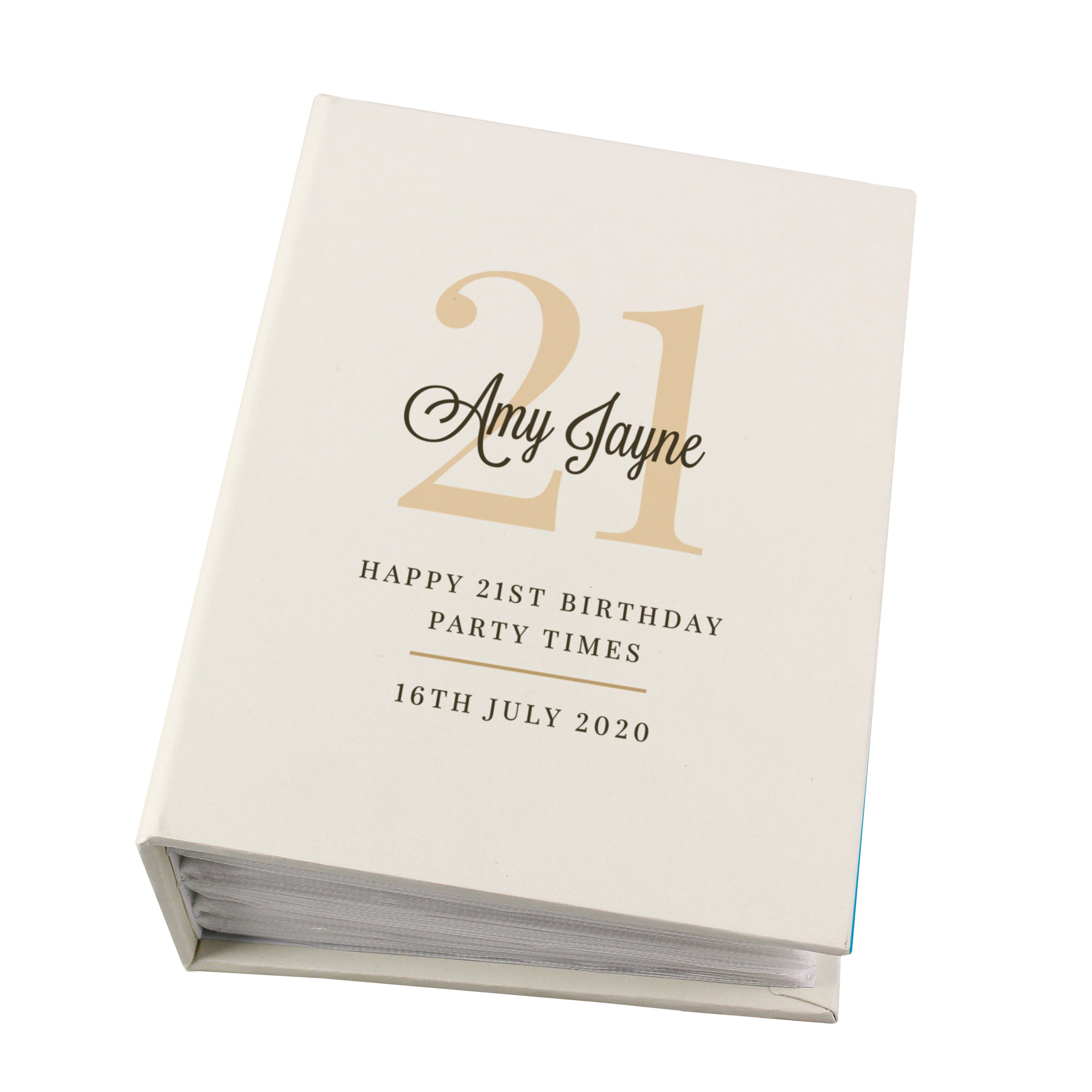 Personalised Big Birthday 6x4 Photo Album with Sleeves by Gift Original