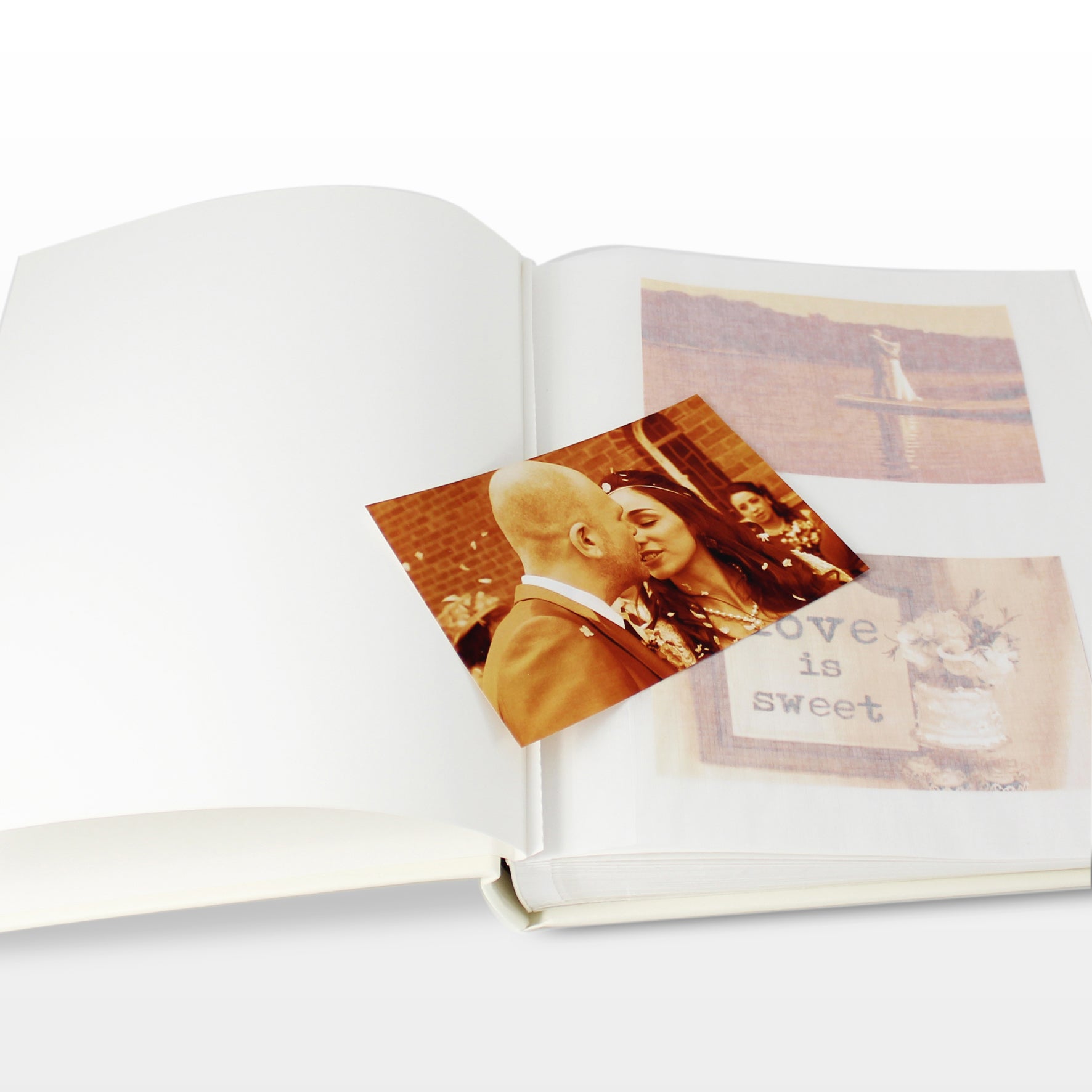 Personalised Rustic Wedding Traditional Photo Album