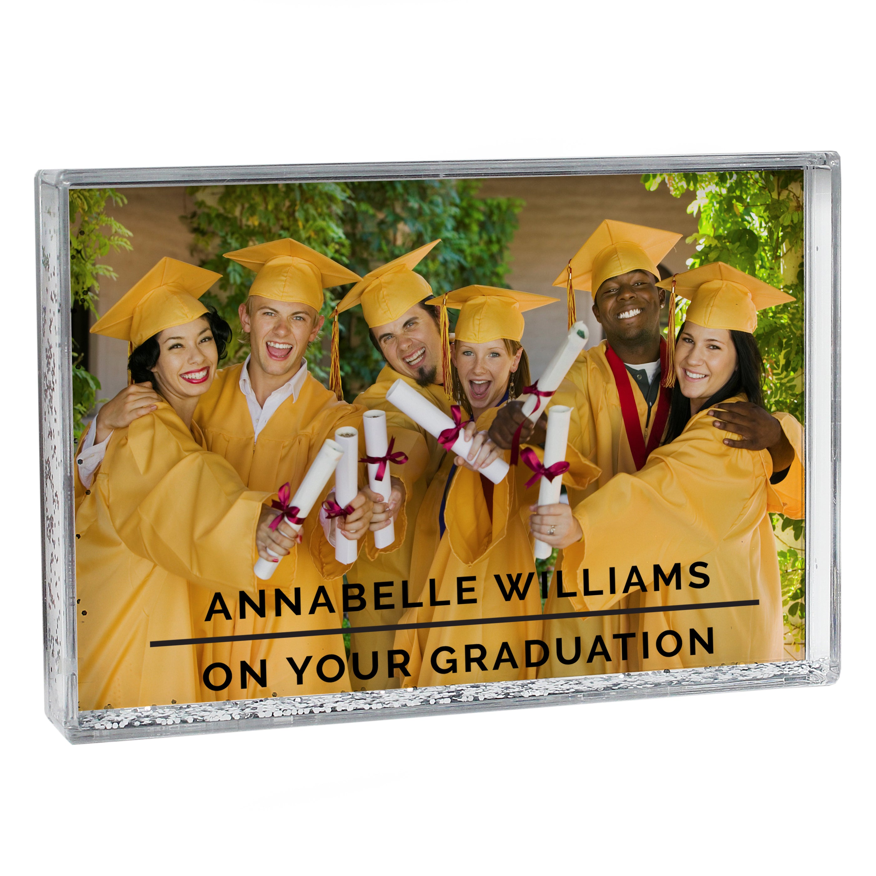 Personalised Classic 6x4 Glitter Shaker Photo Frame