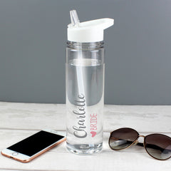 Personalised Wedding Party Water Bottle
