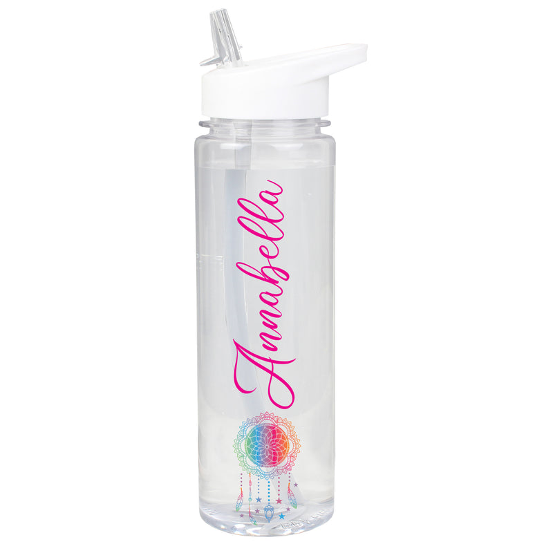 Personalised Dream Catcher Name Only Water Bottle