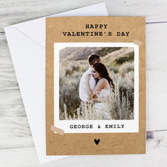 Personalised Polaroid Photo Upload Greeting Card