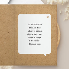 Personalised Polaroid Photo Upload Greeting Card