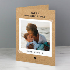 Personalised Polaroid Photo Upload Greeting Card