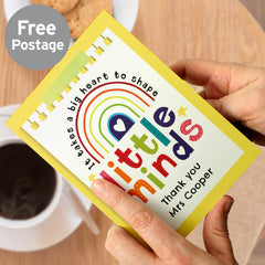 Personalised Shape Little Minds Greeting Card