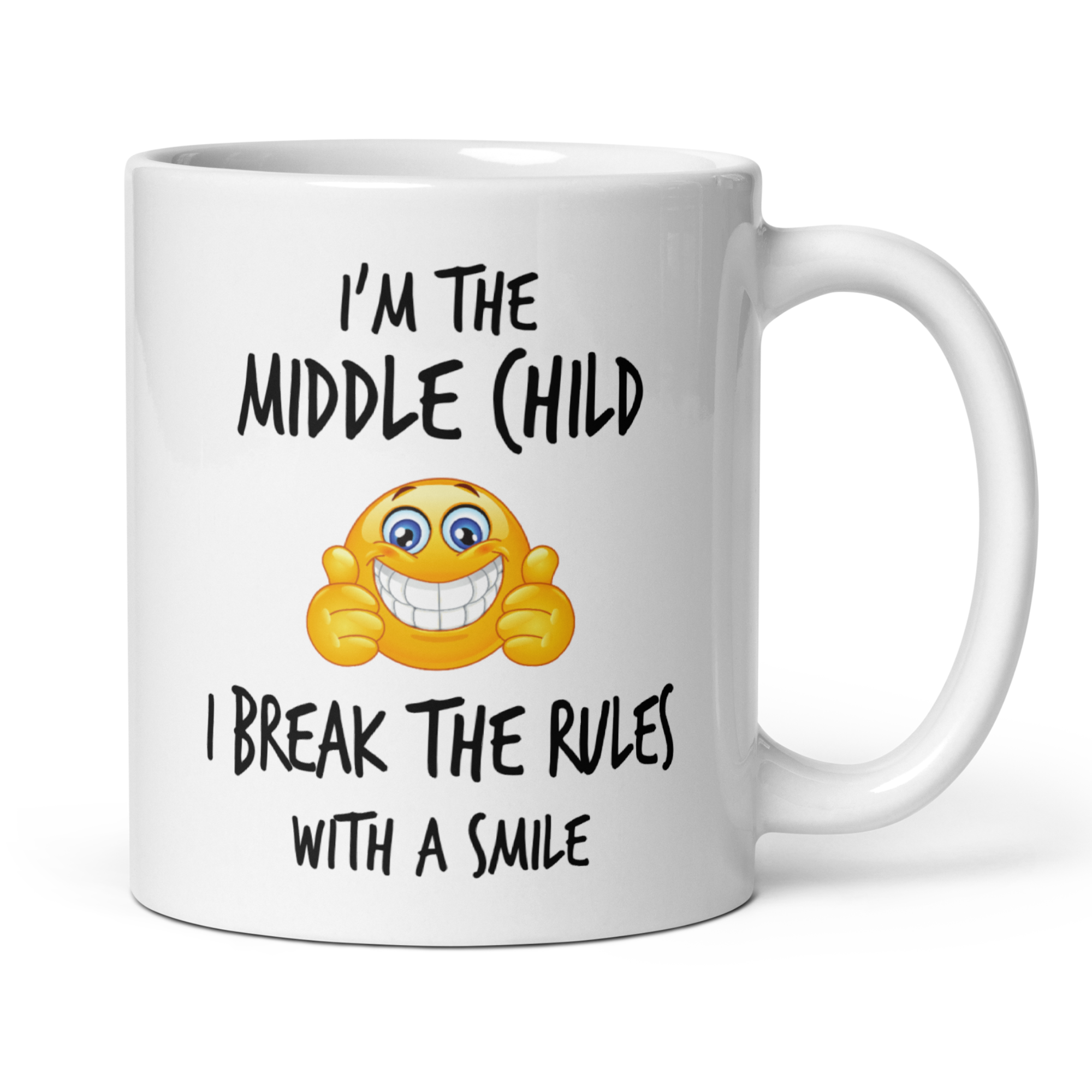 Oldest, Middle, Youngest Set of 3 V2 Sibling Mugs