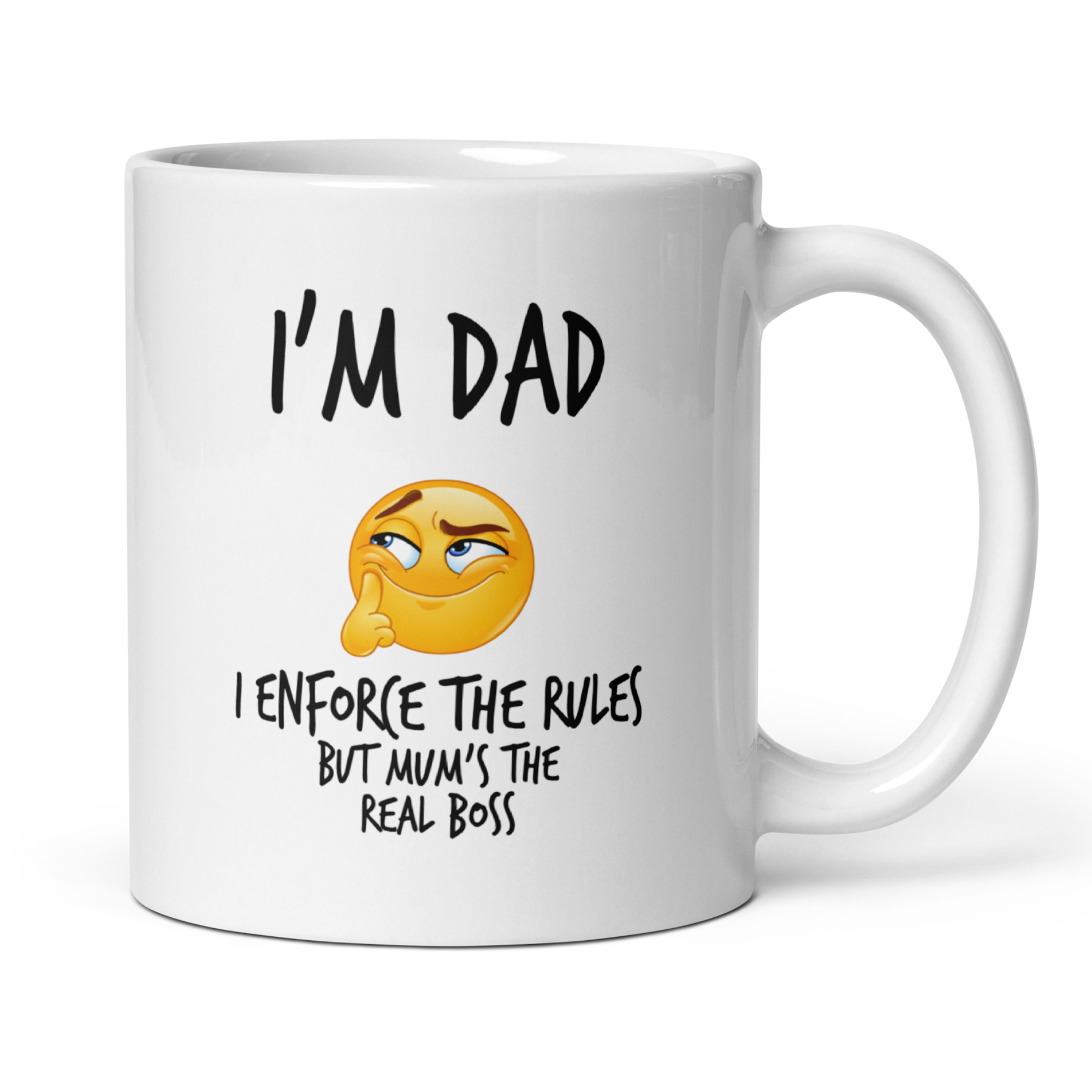 Ultimate Parent Power Mug Set - 2 Premium White Glossy 11oz Ceramic Mugs for Mum & Dad - Hilarious Family Rules Edition Gift!