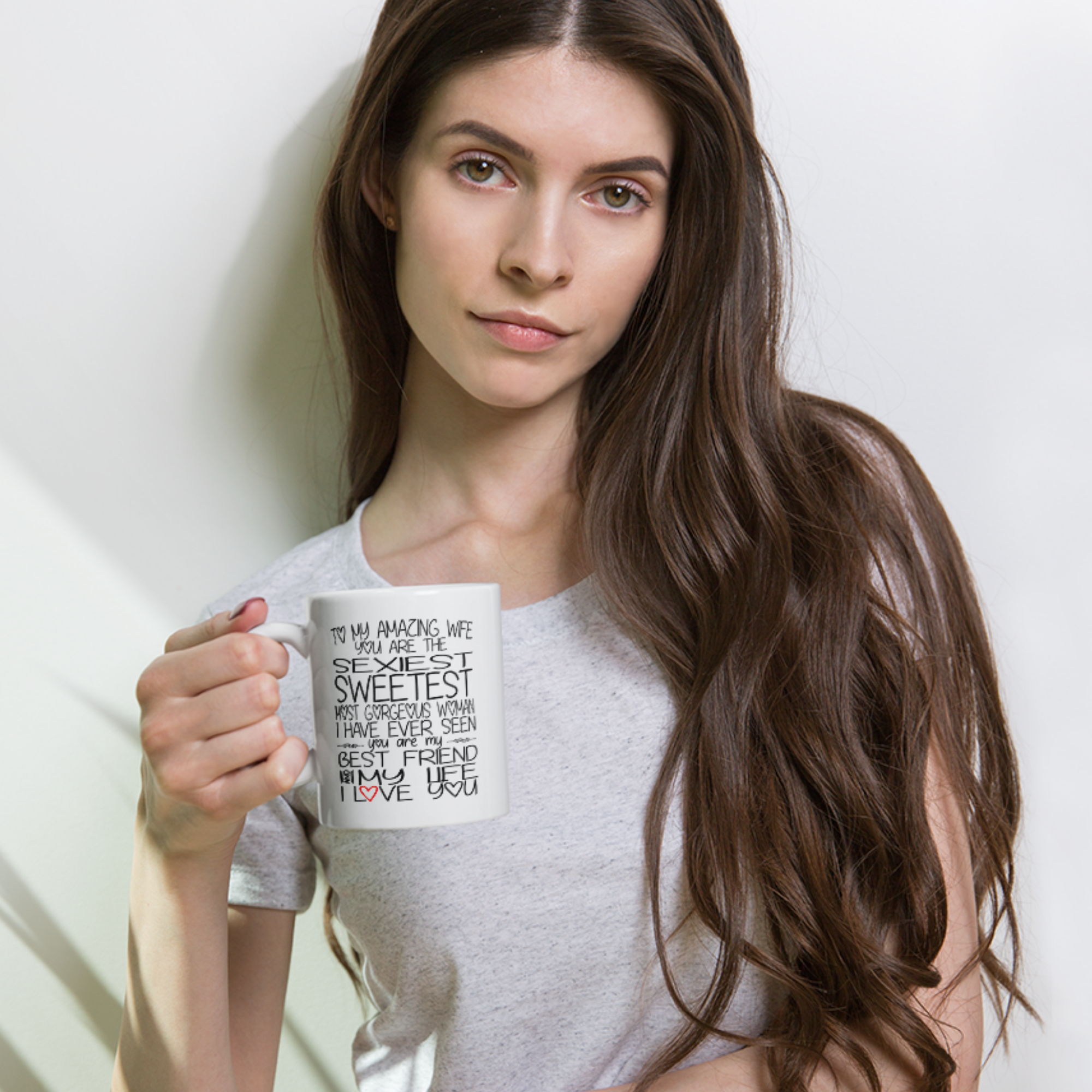 To My Amazing Wife Love Message Mug - Valentine's Gift