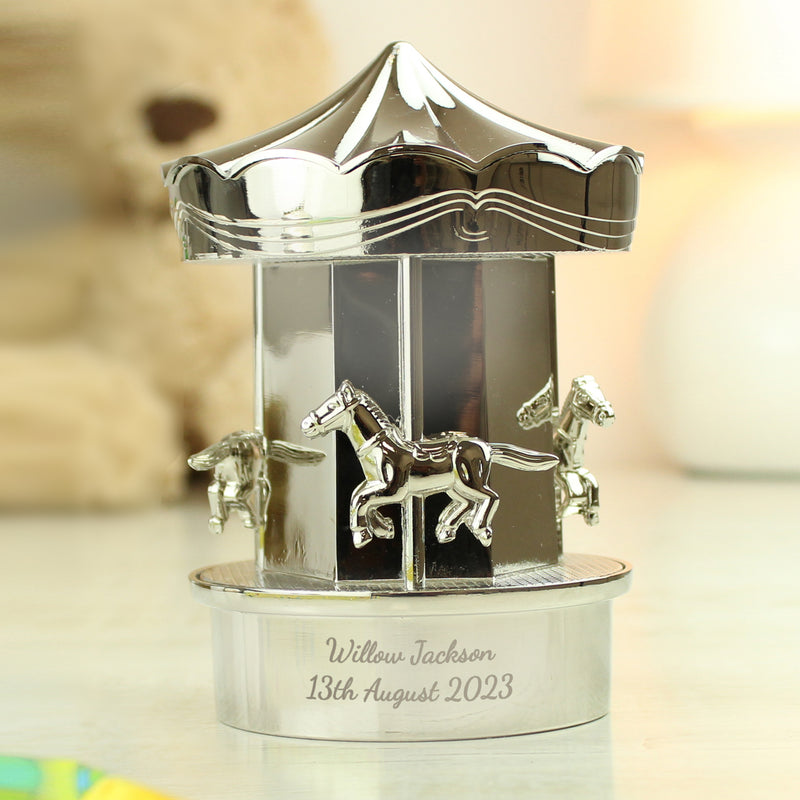 Personalised Carousel Money Box