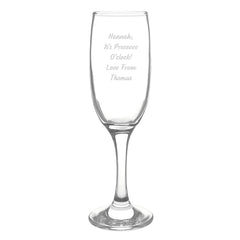 Personalised Any Message Prosecco Flute