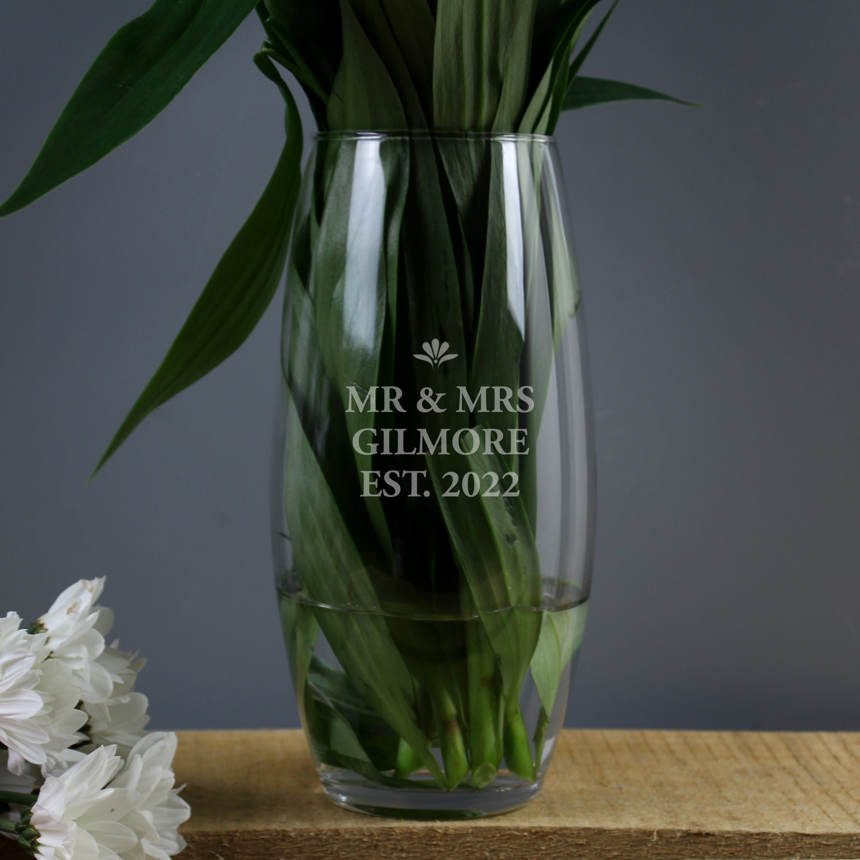 Personalised Bold Font Bullet Vase