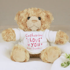 Personalised Love You Beary Much Teddy Bear