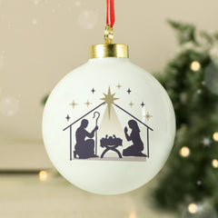 Personalised Nativity Bauble