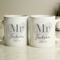 Personalised Couples Mug Set
