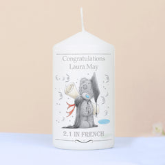 Personalised Me to You Graduation Pillar Candle