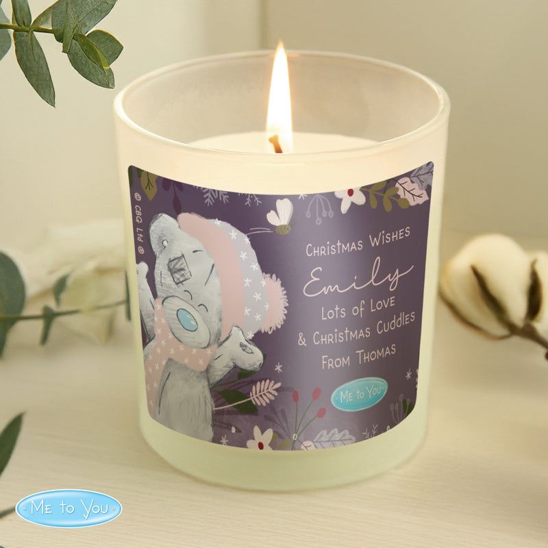 Personalised Me to You Cosy Winter Candle Jar