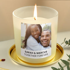 Personalised Photo Upload Candle Jar