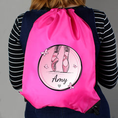 Personalised Ballet Pink Kit Bag