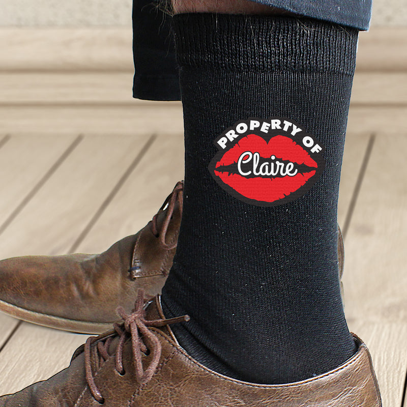 Personalised Property Of Mens Socks