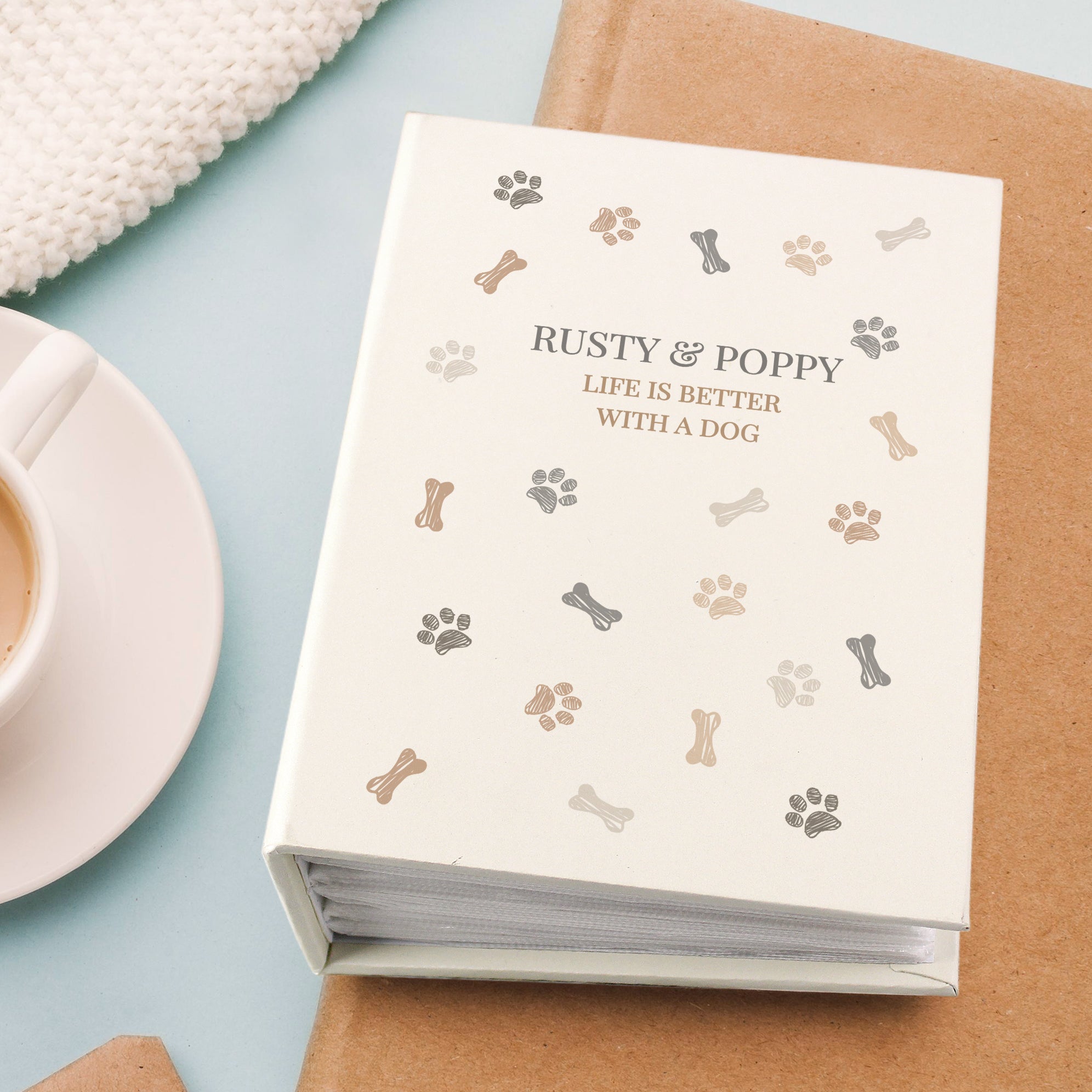 Personalised Dogs 6x4 Photo Album with Sleeves