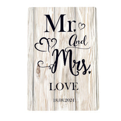 Personalised Mr & Mrs Metal Sign