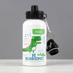 Personalised 'Be Roarsome' Dinosaur Drinks Bottle