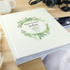 Personalised Fresh Botanical Traditional Photo Album