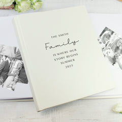 Personalised Free Text Square Photo Album