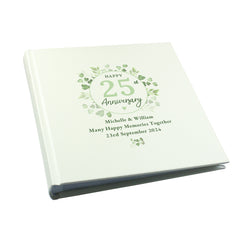 Personalised Botanical Anniversary Photo Album