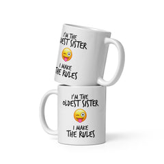 Older Sister Sibling Mug - 11oz Ceramic Glossy