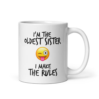 Older Sister Sibling Mug - 11oz Ceramic Glossy