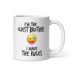 Brother Sibling Rules Mugs - Set of 2