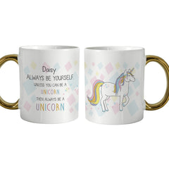 Personalised Always Be A Unicorn Mug