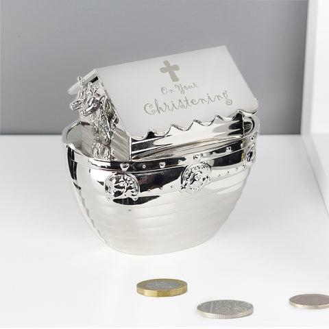 Image of Christening Noahs Ark Money Box