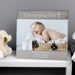 Personalised Christening Day 6x4 Photo Frame