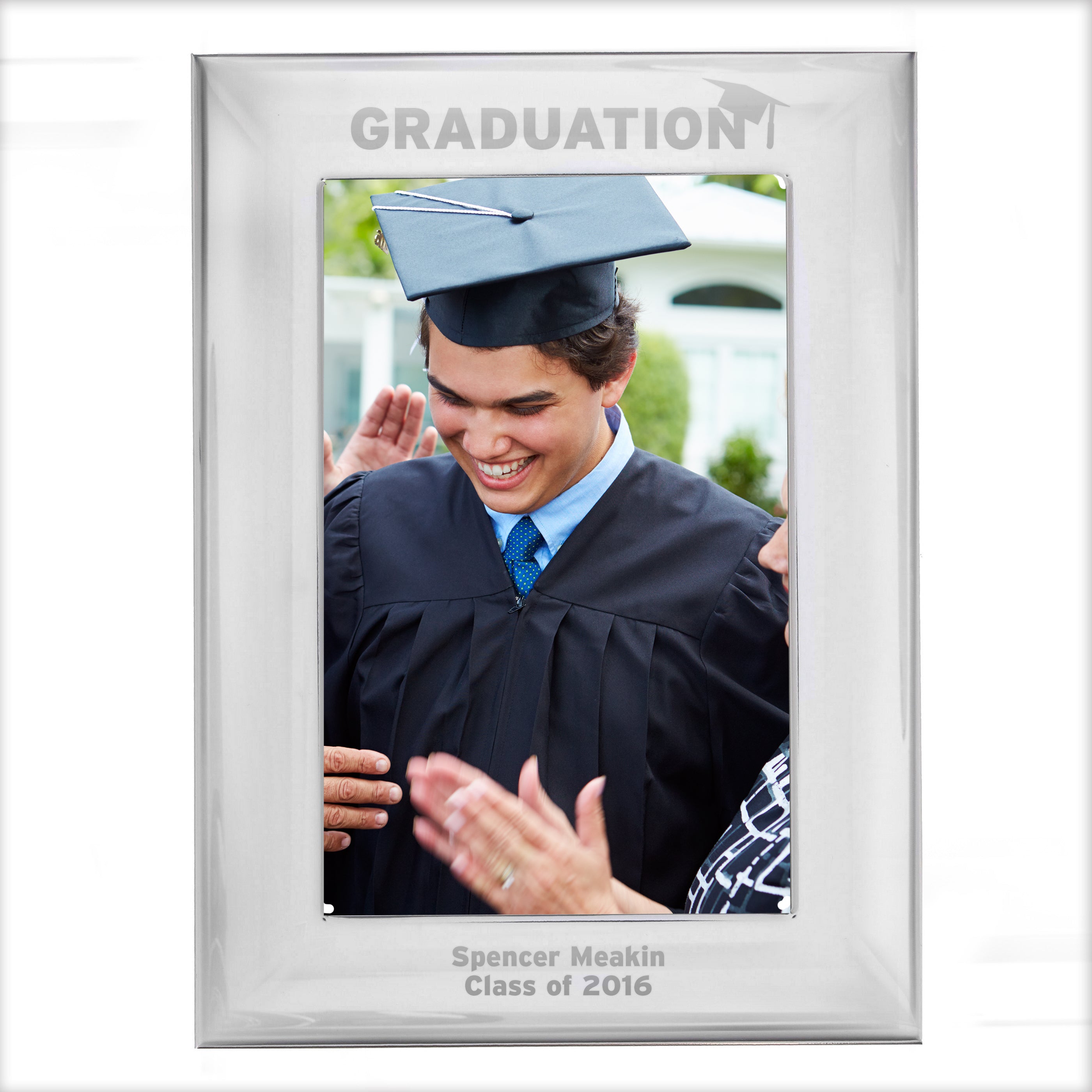 Personalised Graduation 4x6 Silver Photo Frame