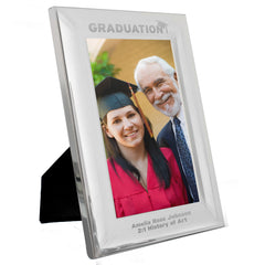Personalised Graduation 4x6 Silver Photo Frame