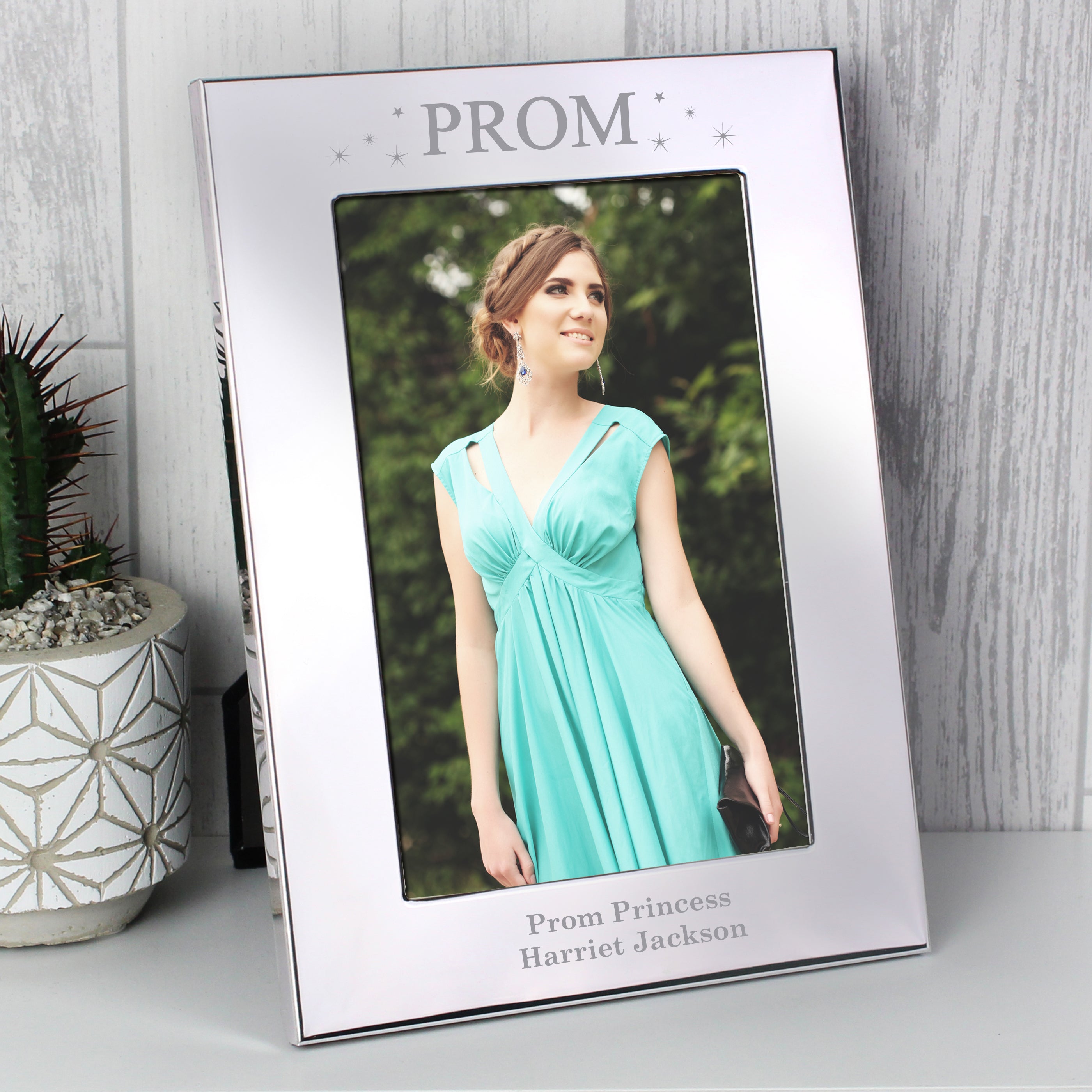 Personalised Prom Night 4x6 Silver Photo Frame