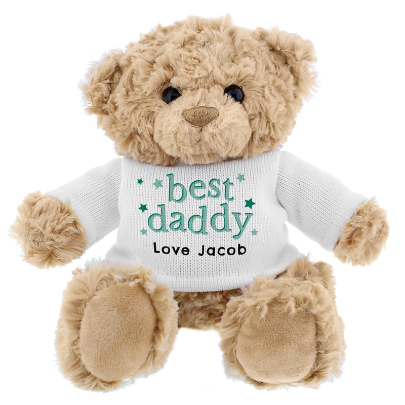 Personalised Best Daddy Teddy Bear