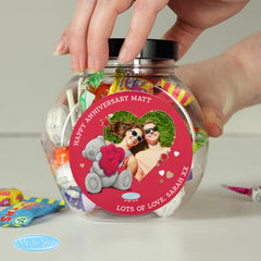 Personalised Me To You Valentines Photo Upload Sweet Jar