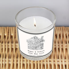 Personalised 1805 - 1874 Old Series Map Home Jar Candle