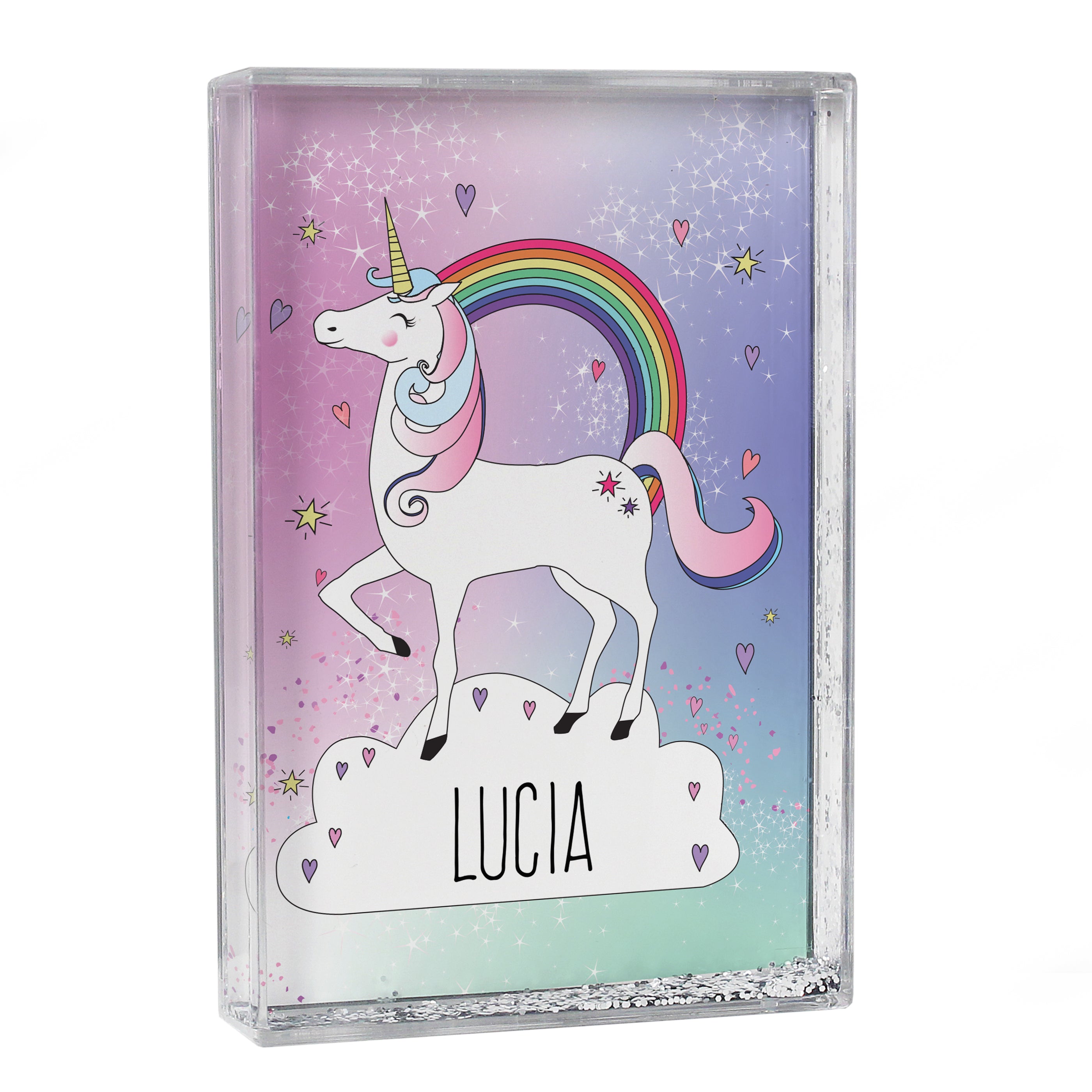 Personalised Unicorn Glitter Shaker