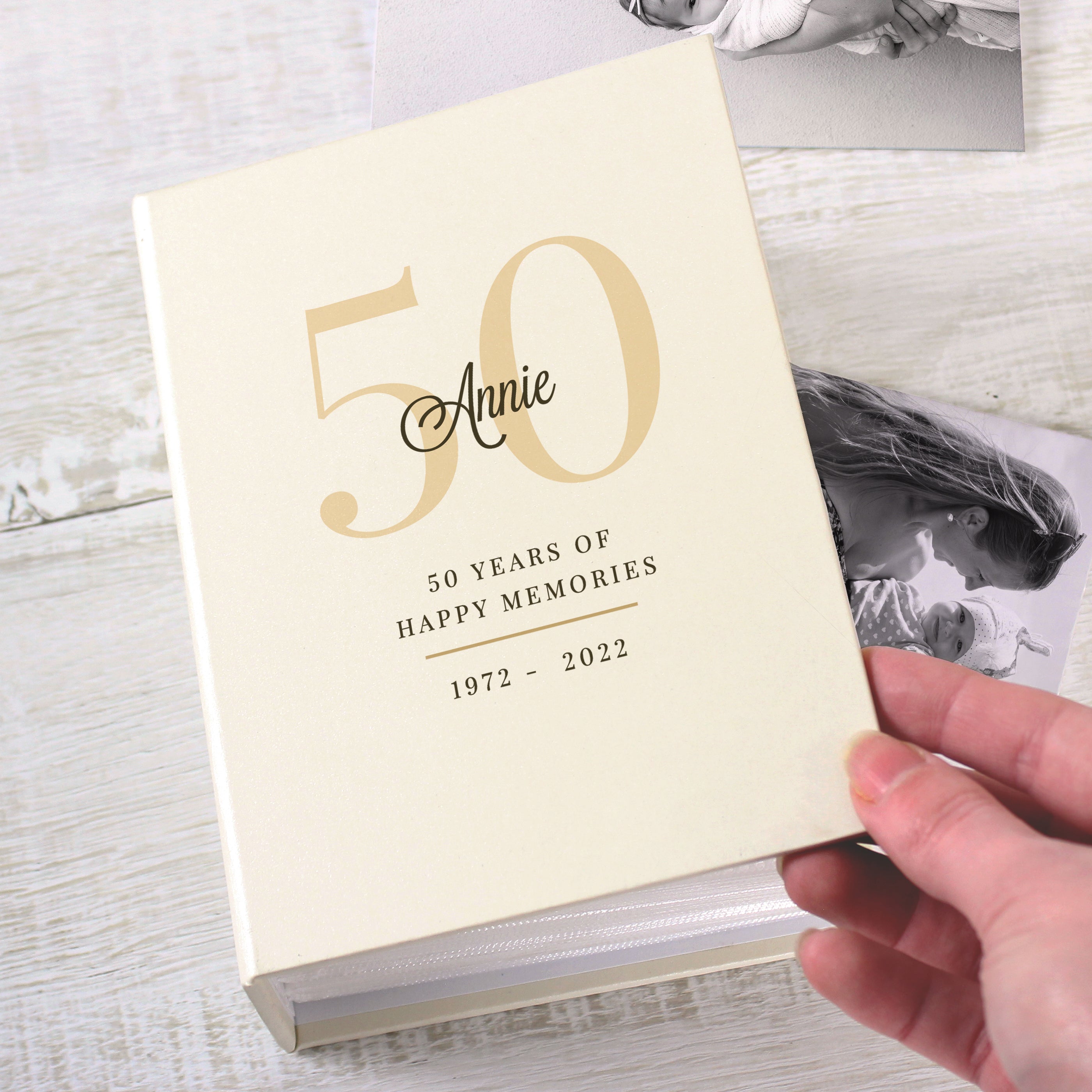 Personalised Big Birthday 6x4 Photo Album with Sleeves Life Style Photo
