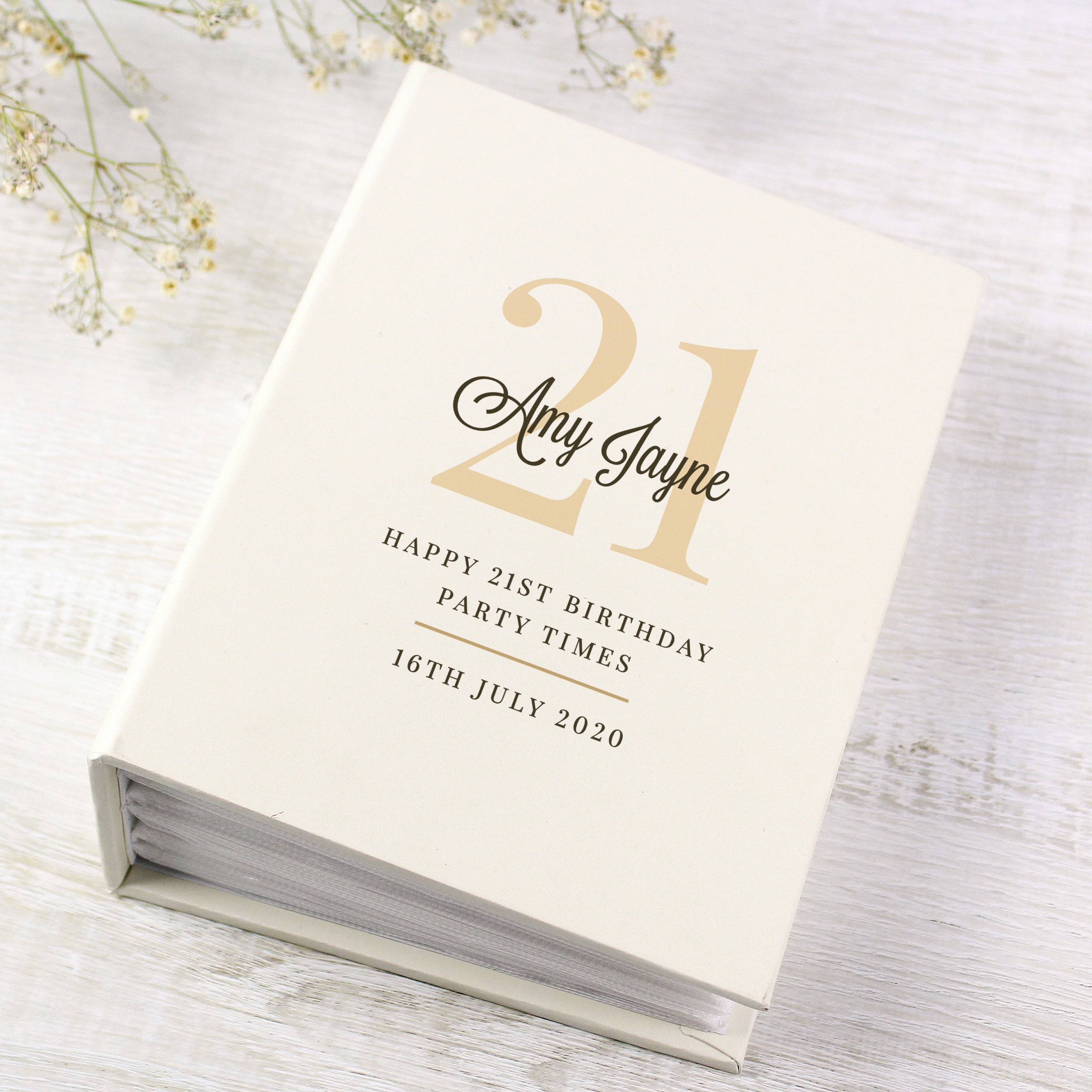 Personalised Big Birthday 6x4 Photo Album with Sleeves Life Style Photo by Gift Original