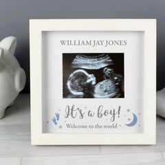 Personalised 'It's A Boy' Baby Scan Frame